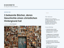 Tablet Screenshot of diakonetz.de